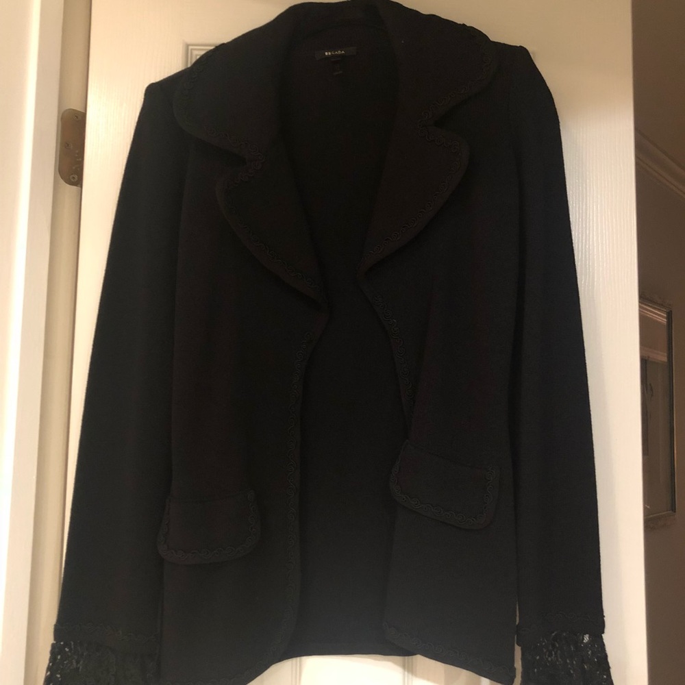 Vintage Escada Black Blazer / Sweater